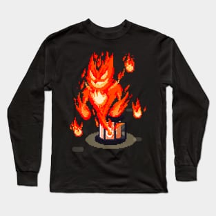 Pixel Art Lanten Spirit Long Sleeve T-Shirt